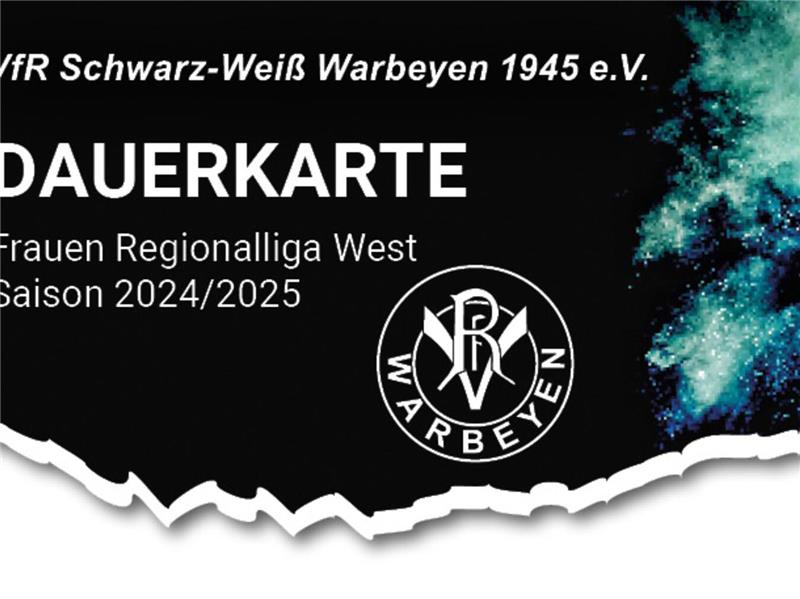 Aktuell bietet der VfR Warbeyen eine Dauerkarte für alle Heimspiele 2024/2025 der 1. Frauenmannschaft in der Frauen Regionalliga West an. Foto: VfR Warbeyen