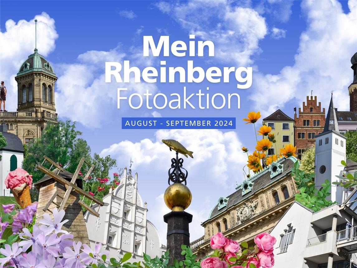 Welches ist der LIeblingsort der Rheinberger Bürger? Sie können im August und September bei einer Foto-Aktion der Stadt mitmachen. Grafik: Stadt Rheinberg